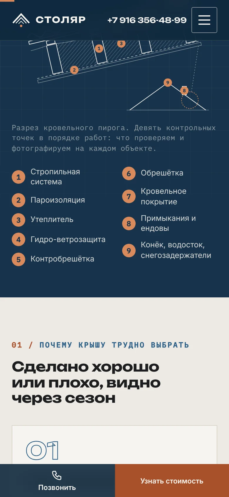 Схема девяти контрольных точек